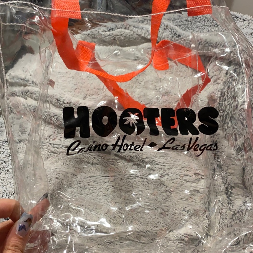 Hooters Clear Tote